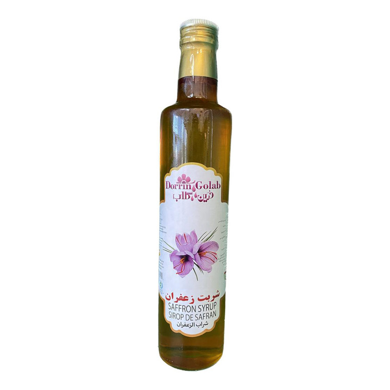 Saffron Syrup (شربت زعفران) 500ml - Dorin Golab