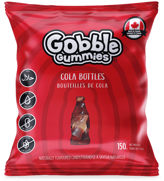 Halal Jelly Gum Cola Bottles (پاستیل کولا) - Gobble Gummies