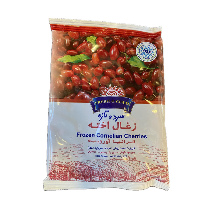 Fresh Frozen Cornelian Cherries (زغال اخته منجمد) 400gr - Cold & Fresh