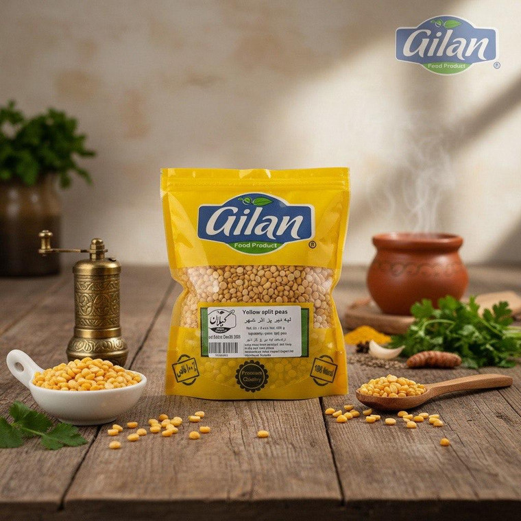 Azarshahr Yellow Split peas 454g - Gilan