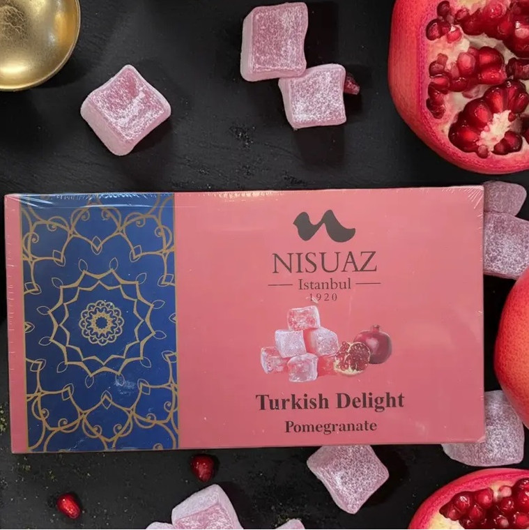 Pomegranate Turkish Delight 400gr - Nisuaz