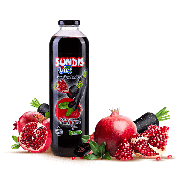Pomegranate & Black Carrot Juice Sundis 800ml - Sundis