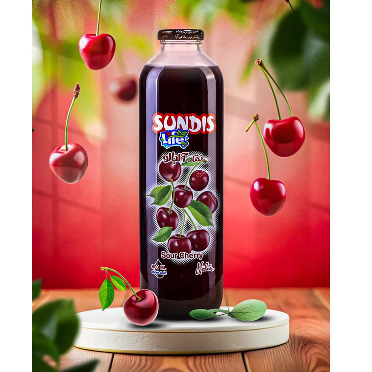 Sourcherry Nectar Sundis 800ml - Sundis