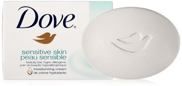 Bar Soap, Sensitive skin, 4 Oz/113g- Dove