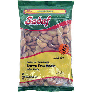 Brown Fava Beans 16 oz (454 gr) - Sadaf