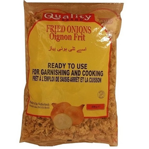 Crisp Golden Fried Onions with Flour 400 gr - Quality