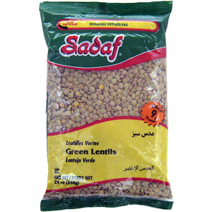 Green Lentils (24 oz.) - Sadaf