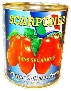 Whole Peeled Tomatoes (796 ml) - Scarpone's