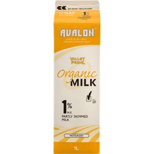 Organic 1% Milk (1 L) - VALLEY PRIDE 