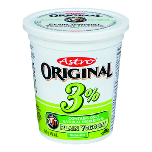 Original Balkan Style Yogurt, Plain 3% (750 g) - Astro