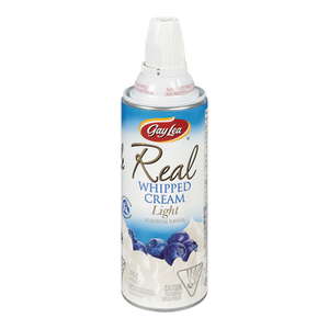 Real Whipped Cream, Light (225 g) - Gay Lea