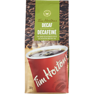 Fine Grain Coffee, Decaffeinated (300 g) - TIM HORTONS 