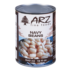 White Navy Beans (540 mL) - Arz