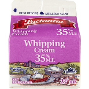 Whipping Cream, 35% (237 mL) - LACTANTIA 