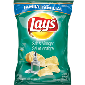 Potato Chips, Salt & Vinegar (255 g) - LAY'S 