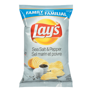 Potato Chips, Sea Salt & Pepper (255 g) - LAY'S 