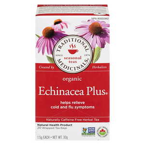 Organic Echinacea Plus Tea (20 ea) - TRADITIONAL MEDICINALS 