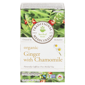 Organic Ginger with Chamomile (20 ea) - TRADITIONAL MEDICINALS 