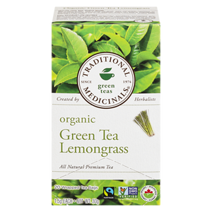 Organic Golden Green Tea with Lemongrass (20 ea ) - TRADITIONAL MEDICINALS 