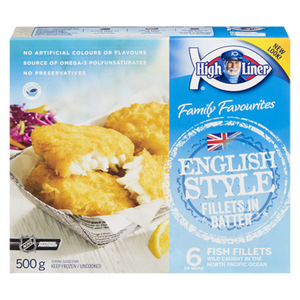 English Style Battered Fillets (500 g) - High liner