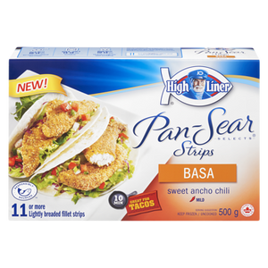 Pan-Sear Strips Basa, Sweet anchor Chile (500 g) - High liner