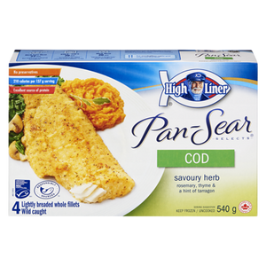 Pan Sear Selects Cod, Savoury Herb (540 g) - High liner