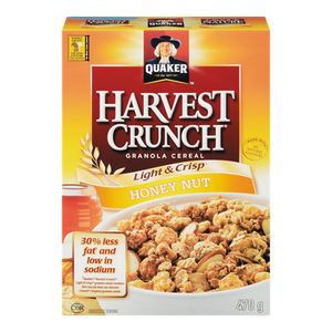 Harvest Crunch Light & Crisp, Honey Nut (470 g) - QUAKER 