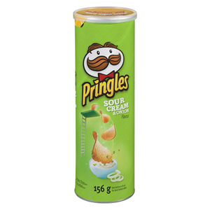 Crisps, Sour Cream & Onion Chips (156 g) - PRINGLES 