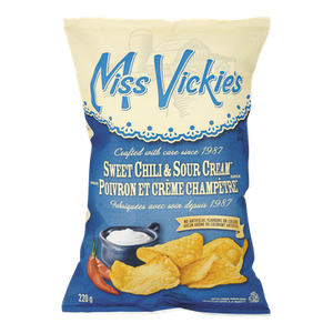 Kettle Cooked Potato Chips, Sweet Chili and Sour Cream (220 g) - MISS VICKIE'S 