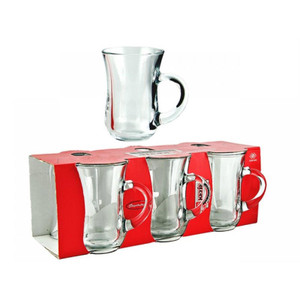 Tea Glasses with Handle Set of 6 - Pasabahce