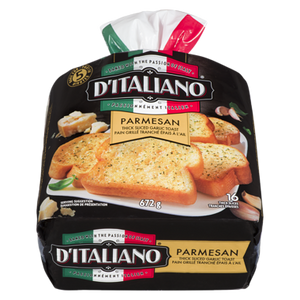 Bake At Home Thick Sliced Garlic Parmesan Bread (672 g) - d'Italiano