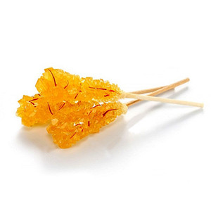 Saffron Rock Candy Sticks 10Pcs (Nabat)