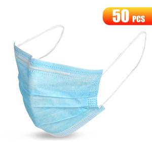 3 Layer Earloop Face Mask (Surgical Mask) 50Pcs