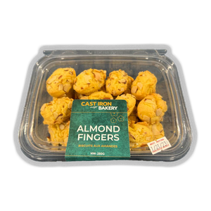 Almond Fingers Cookies 250gr - Cast Iron