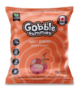 Halal Jelly Gum Sweet Peaches (پاستیل شیرین هلو) - Gobble Gummies