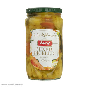 Mix Pickled Vegetables Big Slice (ترشی مخلوط درشت) 670 gr - Somayeh