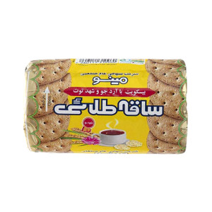 Saghe Talaei Biscuit with Barley Flour and Mulberry Nectar (بیسکوییت ساقه طلایی با شهد توت) 190gr - Minoo 