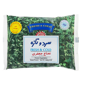 Fresh Frozen Mix Mint & Parsley (سبزی نعناع جعفری منجمد) 400gr - Cold and Fresh