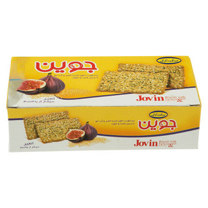 Barley Biscuit with Fig Syrup Decorated with Sesame & Dill (بیسکوییت جو حاوی شیره انجیر با تزیین کنجد و شوید) 500gr - Gorji