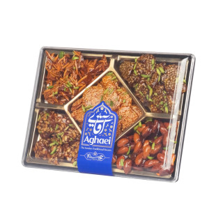 Honey Brittle (سوهان عسلی 5 مغز ) 420gr - Aghaei