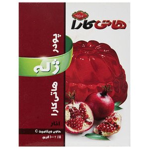 Halal Jelly Powder Pomegranate (پودر ژله انار) 100gr - HotiKara