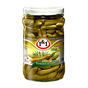 Tiny Pickled Cucumber (خیارشور سوپر ویژه) 670gr - 1&1