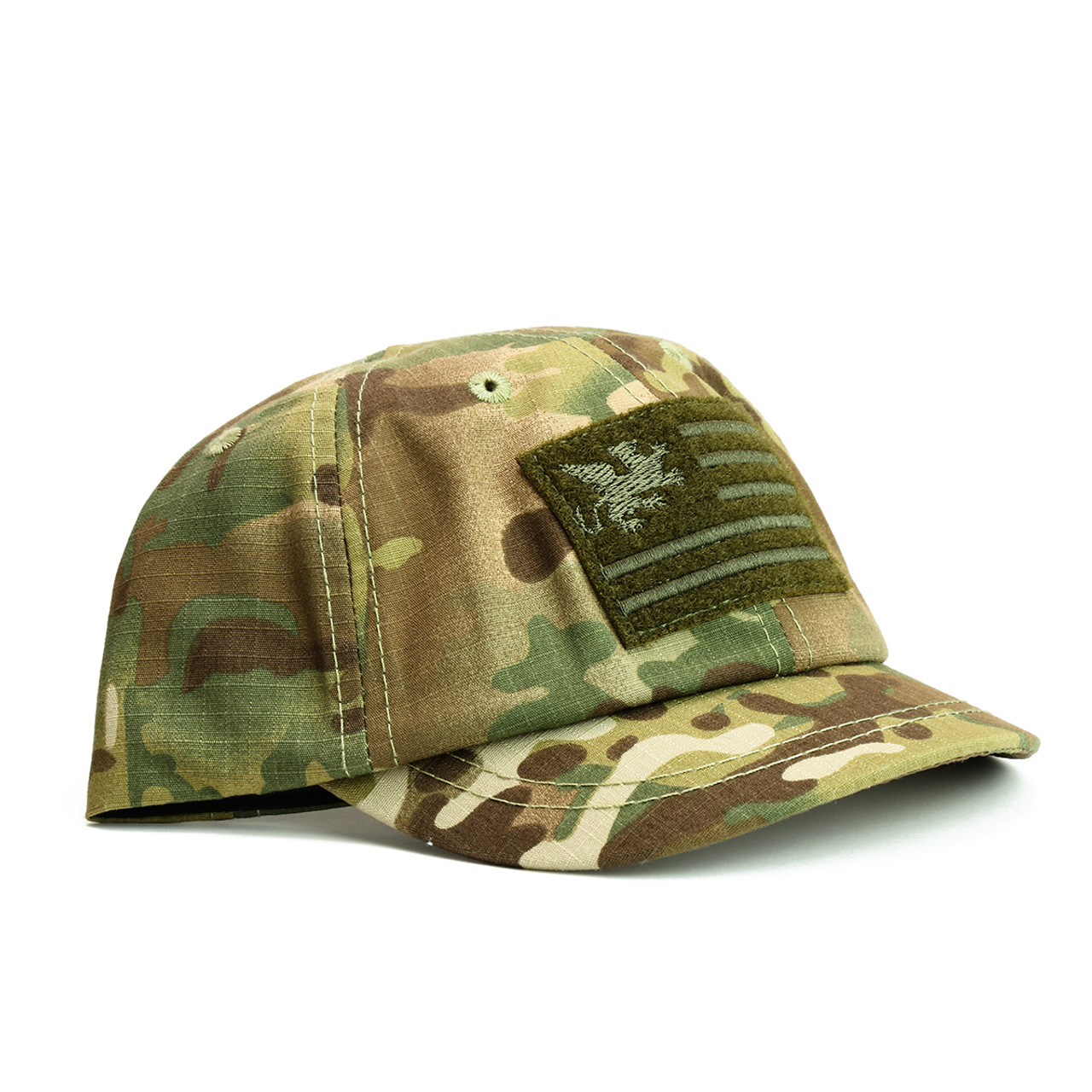 Camo Cap with Flag Visor