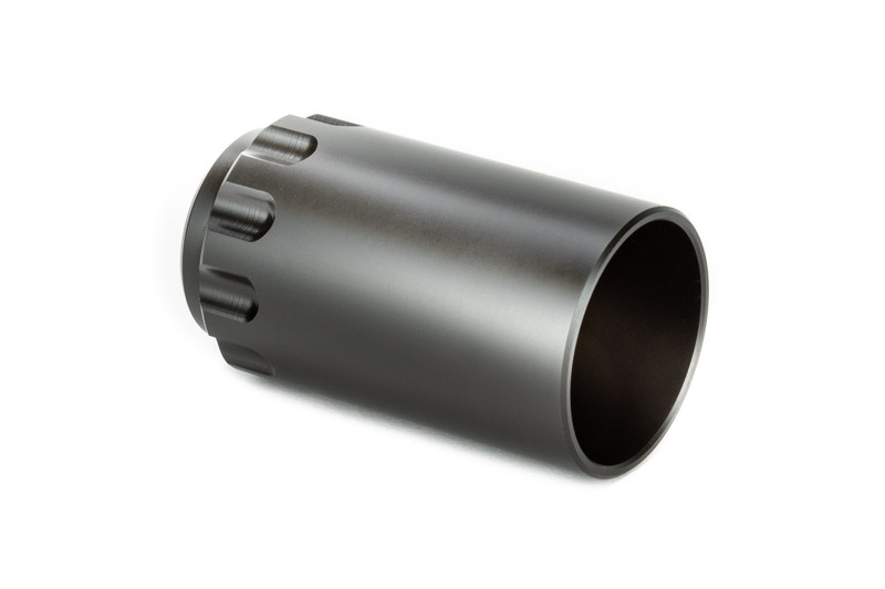 The Griffin Taper Mount Blast Shield is compatible with our line of Taper Mount muzzle devices of any caliber and model.