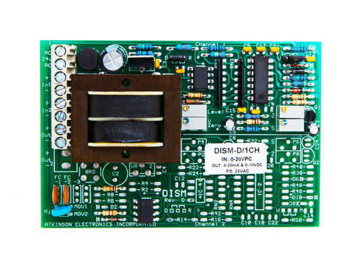 DISM-D/PC1:  Dual Isolated Signal Module/ 1 Channel
