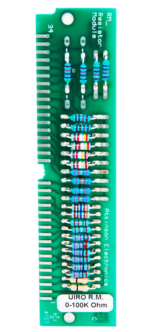 UIRO RM-STD RANGES  Universal Input Resistance Output Resistance Module Standard Ranges