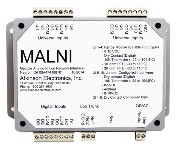 MALNI  Multiple Analog to Lon Network Interface