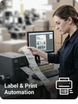 Label & Print Automation