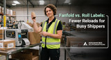 Fanfold vs. Roll Labels: Fewer Reloads for Busy Shippers