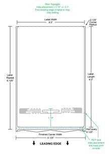 4" x 6" RFID Label (Case) - RFT-4-6-AL1.2-DA-H-3